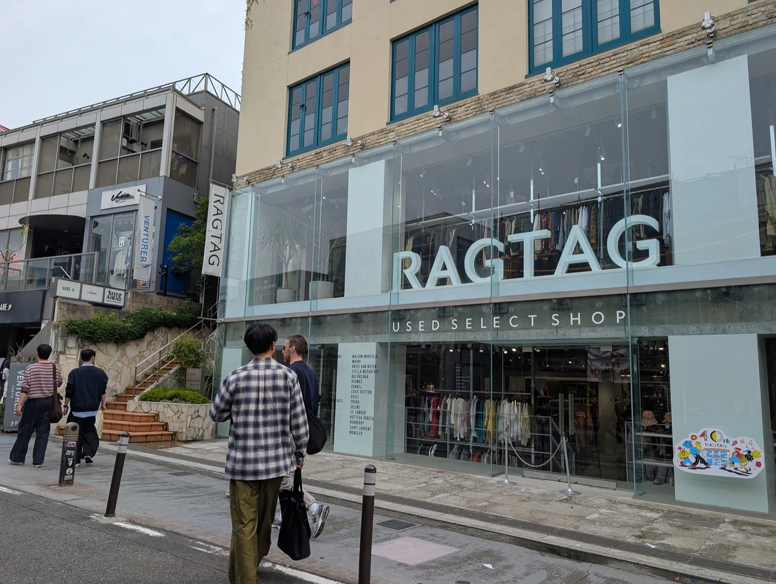 RAGTAG used select shop storefront — one of Tokyo's best vintage clothing destinations